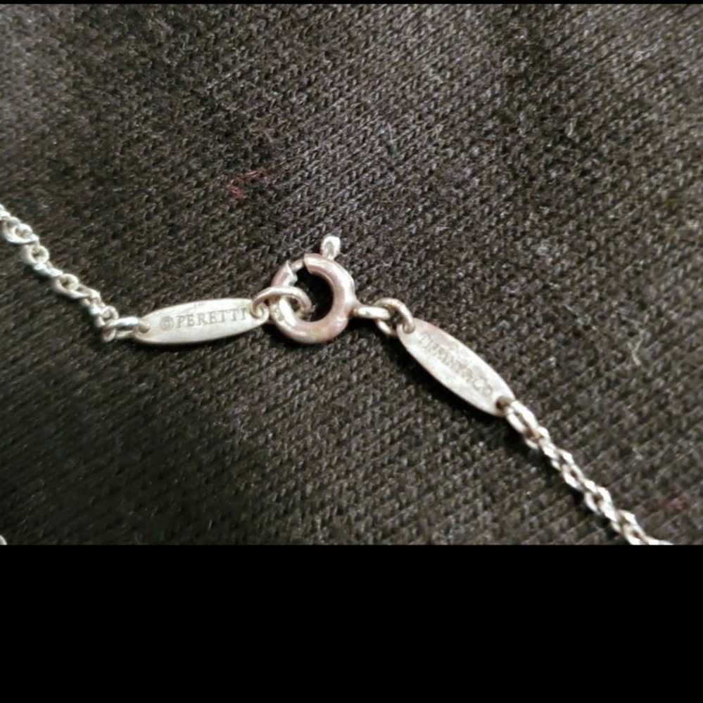 Tiffany Open Heart Pendant and Necklace - Picture 3 of 6